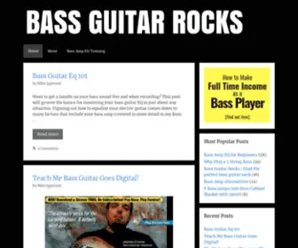 Bassguitarrocks.com(Bass Guitar Rocks) Screenshot