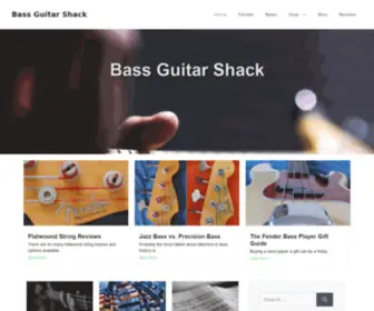 Bassguitarshack.com(Bass Guitar Shack) Screenshot