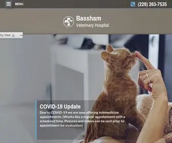 Basshamvet.com(Veterinarian in Quitman) Screenshot