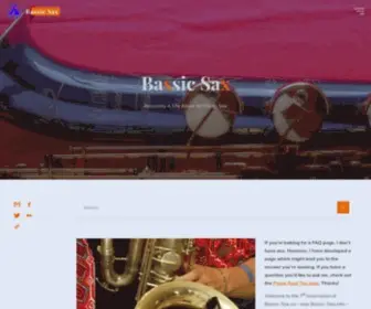 Bassic-Sax.info(Bassic Sax info) Screenshot