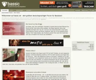 Bassic.ch(Das größte deutschsprachige Bass) Screenshot