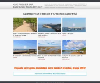 Bassin-Arcachon.org(Bassin Arcachon : découvrez les 6 infos Facebook qui font l'actu aujourd'hui) Screenshot