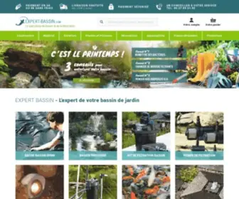 Bassin-Online.com(Votre spécialiste du bassin de jardin) Screenshot