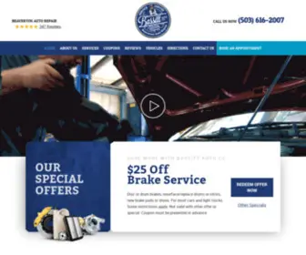 Bassitt.com(Beaverton Auto Repair) Screenshot