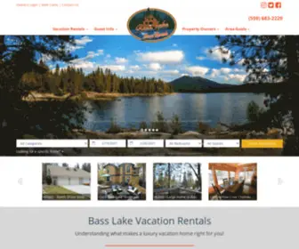 Basslakehomerentals.com(Bass Lake Vacation Rentals) Screenshot