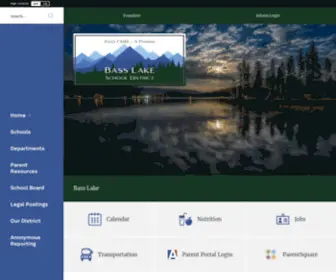 Basslakeschooldistrict.com(Bass Lake Joint Union Elementary) Screenshot