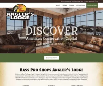 Bassproanglerslodge.com(Bass Pro Shops Angler's Lodge) Screenshot