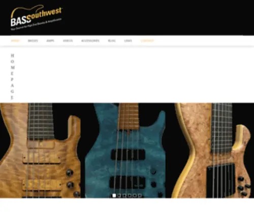 Basssouthwest.com(You home for high end basses and amplification) Screenshot