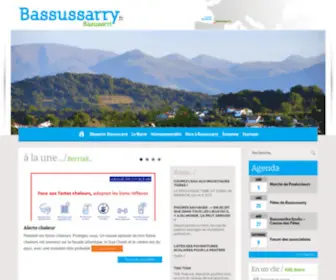 Bassussarry.fr(BasusarriPays Basque) Screenshot