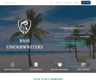 Bassuw.com(Bass Underwriters) Screenshot