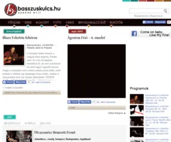 Basszuskulcs.hu(Zenére) Screenshot