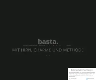 Basta.de(Basta Werbeargentur GmbH) Screenshot