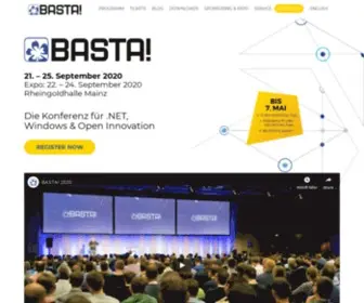 Basta.net(Konferenz für .NET) Screenshot