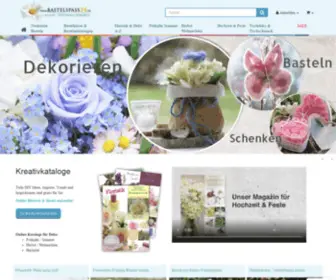 Bastelspass24.de(Floristik & Deko im Bastel Online Shop) Screenshot