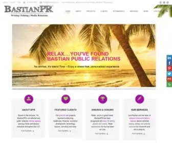 Bastianpr.com(Bastian Public Relations) Screenshot