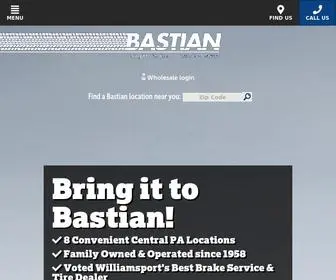 Bastiantire.com(Bastian Tire & Auto Centers) Screenshot