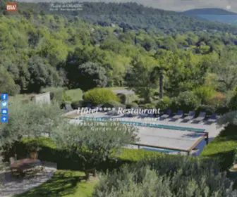 Bastide-DU-Calalou.com(Hôtel Gorges du Verdon 4 étoiles Site Officiel) Screenshot