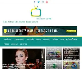 Bastidoresdatv.com.br(Bastidores da TV) Screenshot
