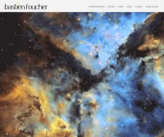 Bastienfoucher.com(Mes travaux en astrophotographie) Screenshot