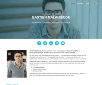 Bastienmalahieude.fr(Bastien malahieude) Screenshot