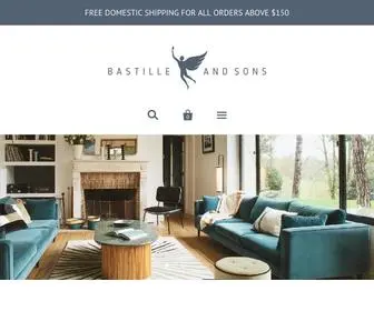 Bastilleandsons.com.au(Bastille and Sons) Screenshot