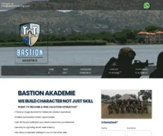 Bastiontraining.com(Bastion Training Academy) Screenshot