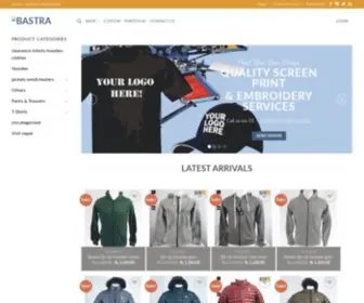 Bastraclothing.com(Bastra) Screenshot