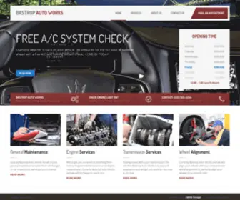 Bastropautoworks.com(BASTROP AUTO WORKS) Screenshot