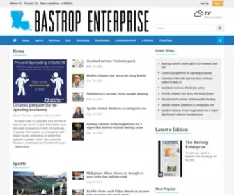 Bastropenterprise.com(Community and parish news) Screenshot