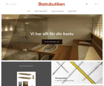 Bastubutiken.se(Hitta dina Bastuprodukter hos oss. Vi har allt för din Bastu) Screenshot