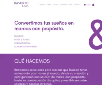 Basurtoandco.com(Branding Con Propósito) Screenshot