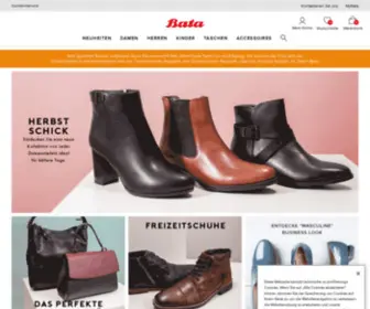 Bata.at(Schuhe, Taschen und Zubehör online shoppen) Screenshot