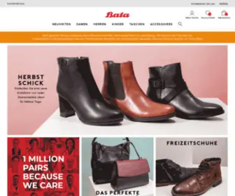 Bata.de(Schuhe, Taschen und Zubehör online shoppen) Screenshot