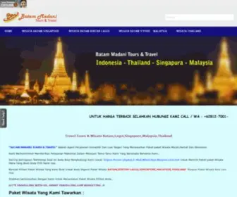 Batam-Madani.net(Batam Madani Tours & Travel) Screenshot