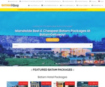 BatamGetaway.com(Best & Cheapest Batam Packages) Screenshot