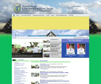 Batangharikab.go.id(Situs Pemerintah Kabupaten Batanghari) Screenshot