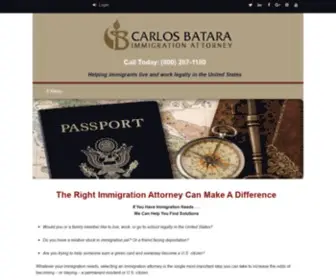Bataraimmigrationlaw.com(Southern California Immigration Attorney & Lawyer) Screenshot