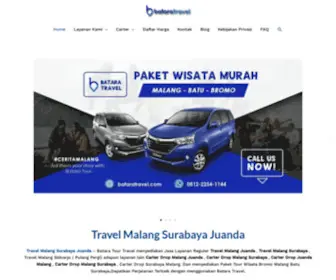 Bataratravel.com(Travel Malang Surabaya Juanda Dan Carter Drop Malang Juanda Surabaya Pesan Sekarang Juga Telp) Screenshot