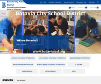 Bataviacsd.org(Batavia City School District) Screenshot