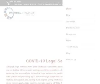 Batavialaw.com(Drendel & Jansons Law Group) Screenshot