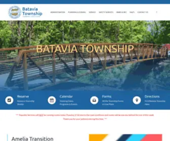 Bataviatownship.org(Batavia Township OH) Screenshot