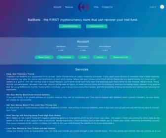 Batbank.io(The FIRST cryptocurrency bank that can recover your lost fund) Screenshot