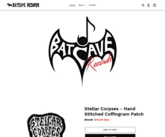 Batcaverecords.com(Batcave Records) Screenshot