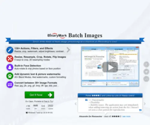Batchimageprocessor.com(Batch Images) Screenshot