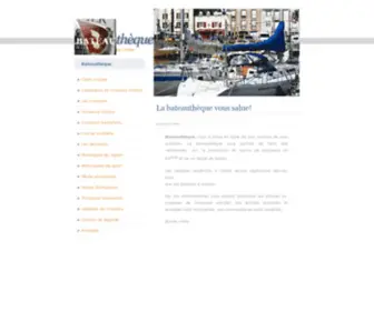 Bateautheque.com(Bateauthèque) Screenshot