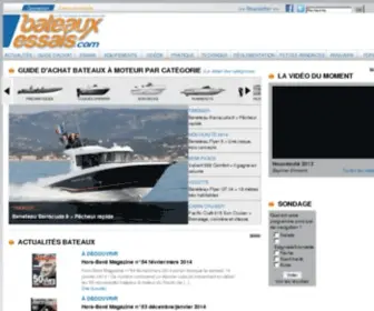 Bateaux-Essais.com(Actualité bateau à moteur) Screenshot