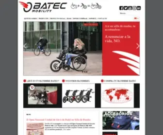 Batec-Mobility.com(Handbikes para sillas de ruedas) Screenshot