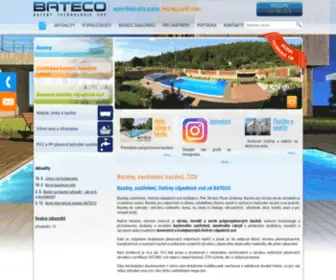 Bateco.cz(BAZÉNY) Screenshot