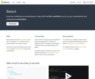 Batect.dev(Batect) Screenshot