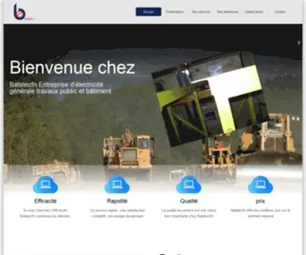 BatelecFN.com(BATELECFN est une Entreprise d’électricité générale travaux public et bâtiment (T.C.E)) Screenshot